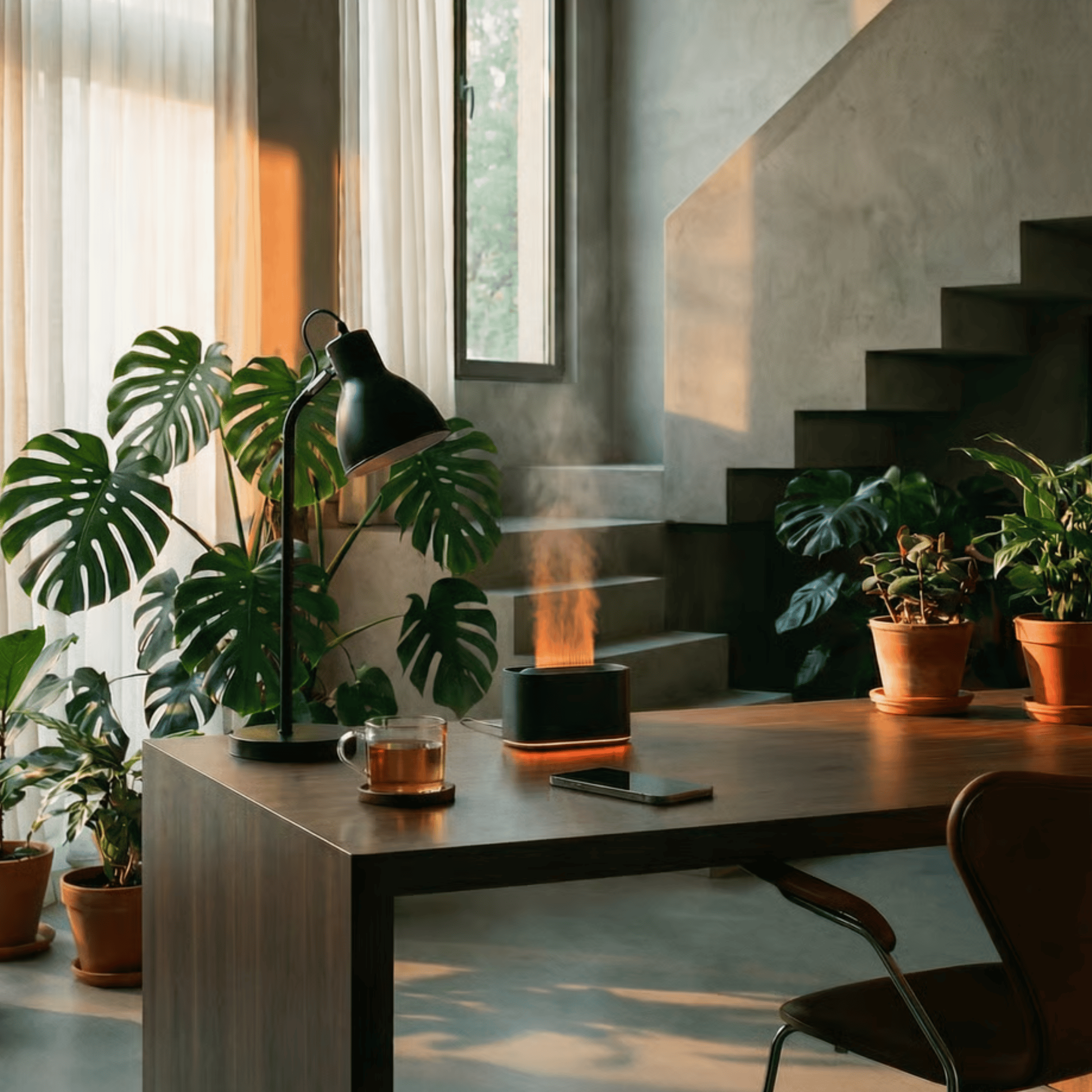 Gadget Mint Modern Flame Diffuser Modern Flame Diffuser