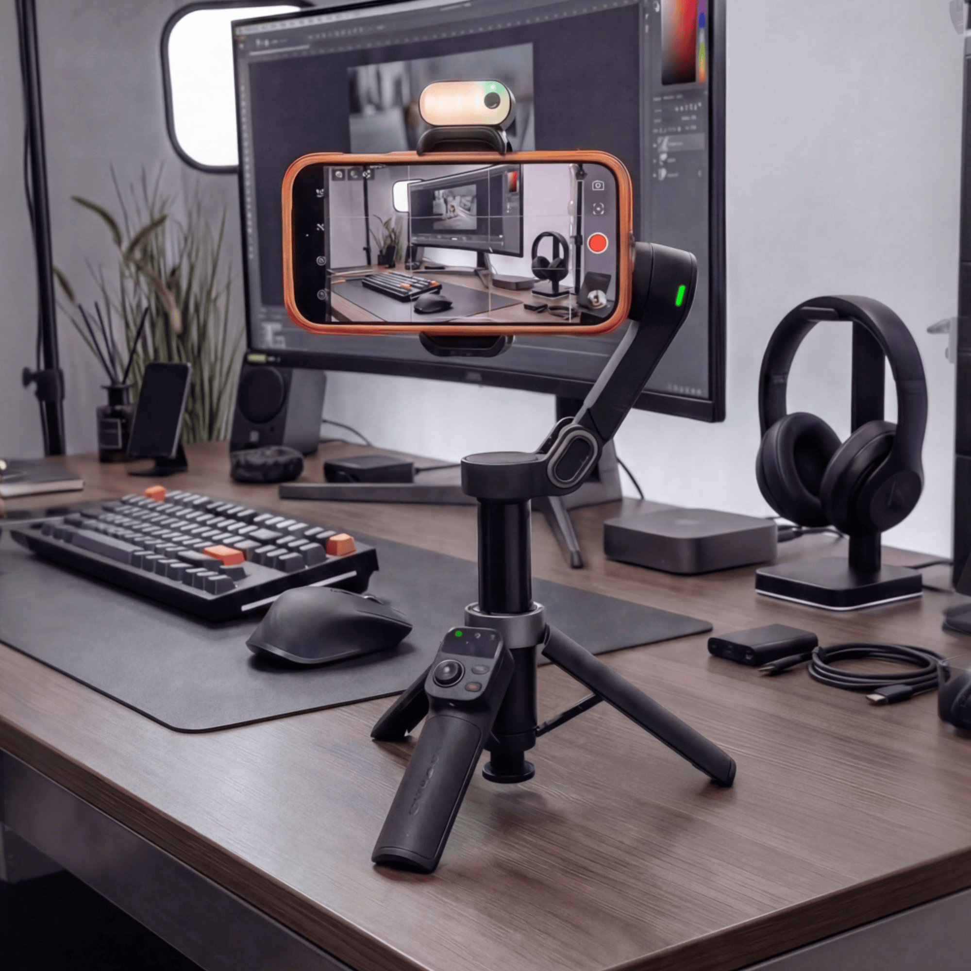 Gadget Mint New Smart Handheld Gimbal With AI Tracking New Smart Handheld Gimbal With AI Tracking